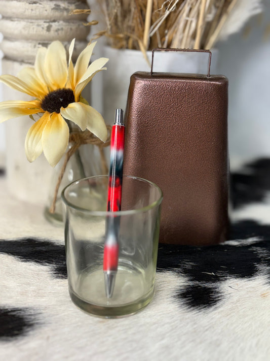 Black Red White Tie-dye