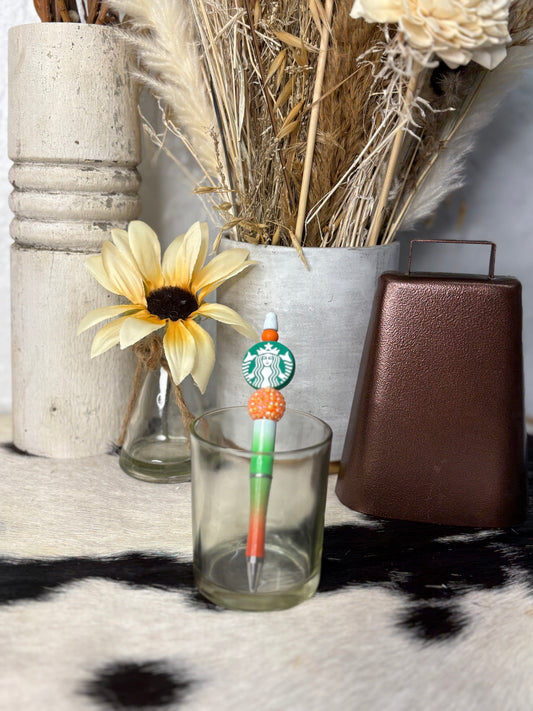 Starbies w/orange on multi