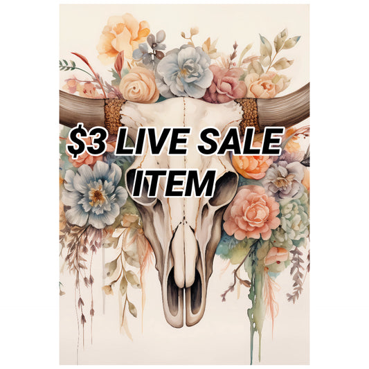 $3 Live Sale Item