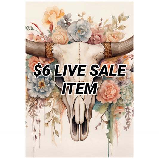 $6 Live Sale Items