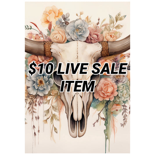 $10 Live Sale Item